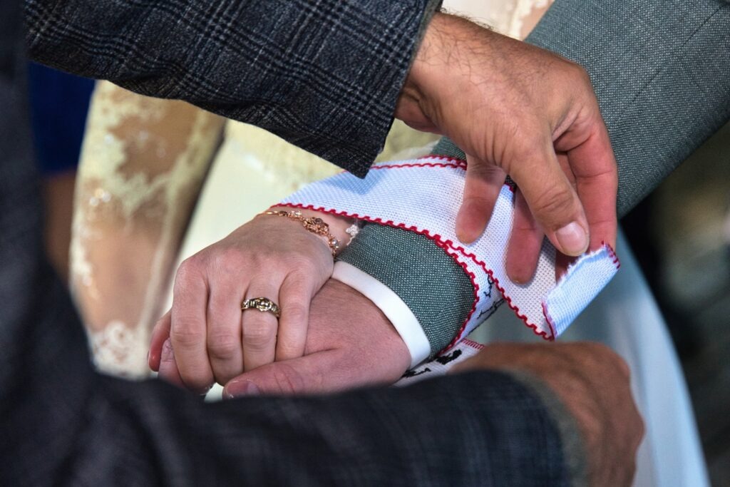 Die Zeremonie der Hochzeit